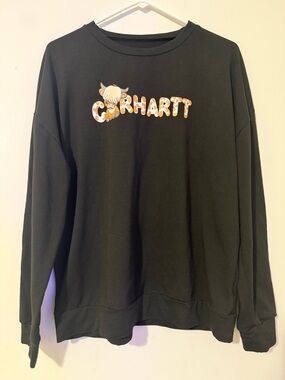 Carhartt Highland Cow Crewneck Sweatshirt